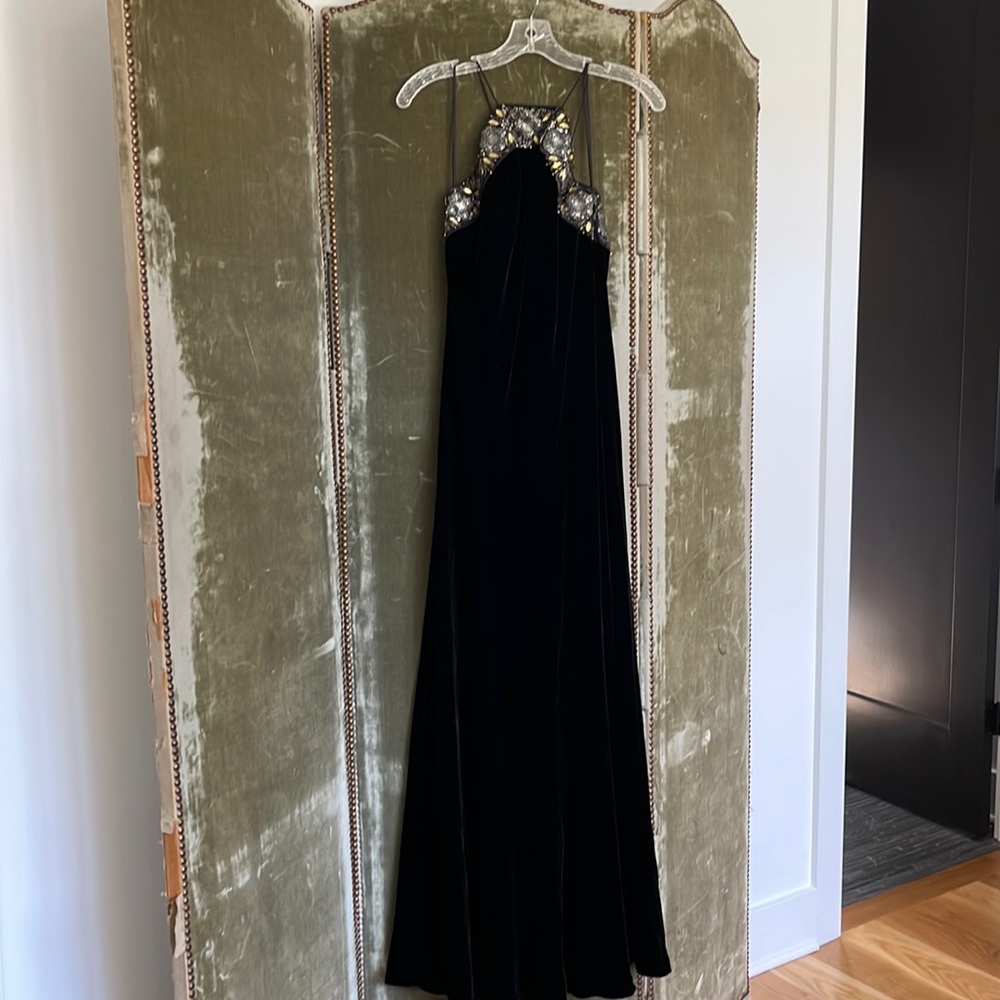 Velvet gown